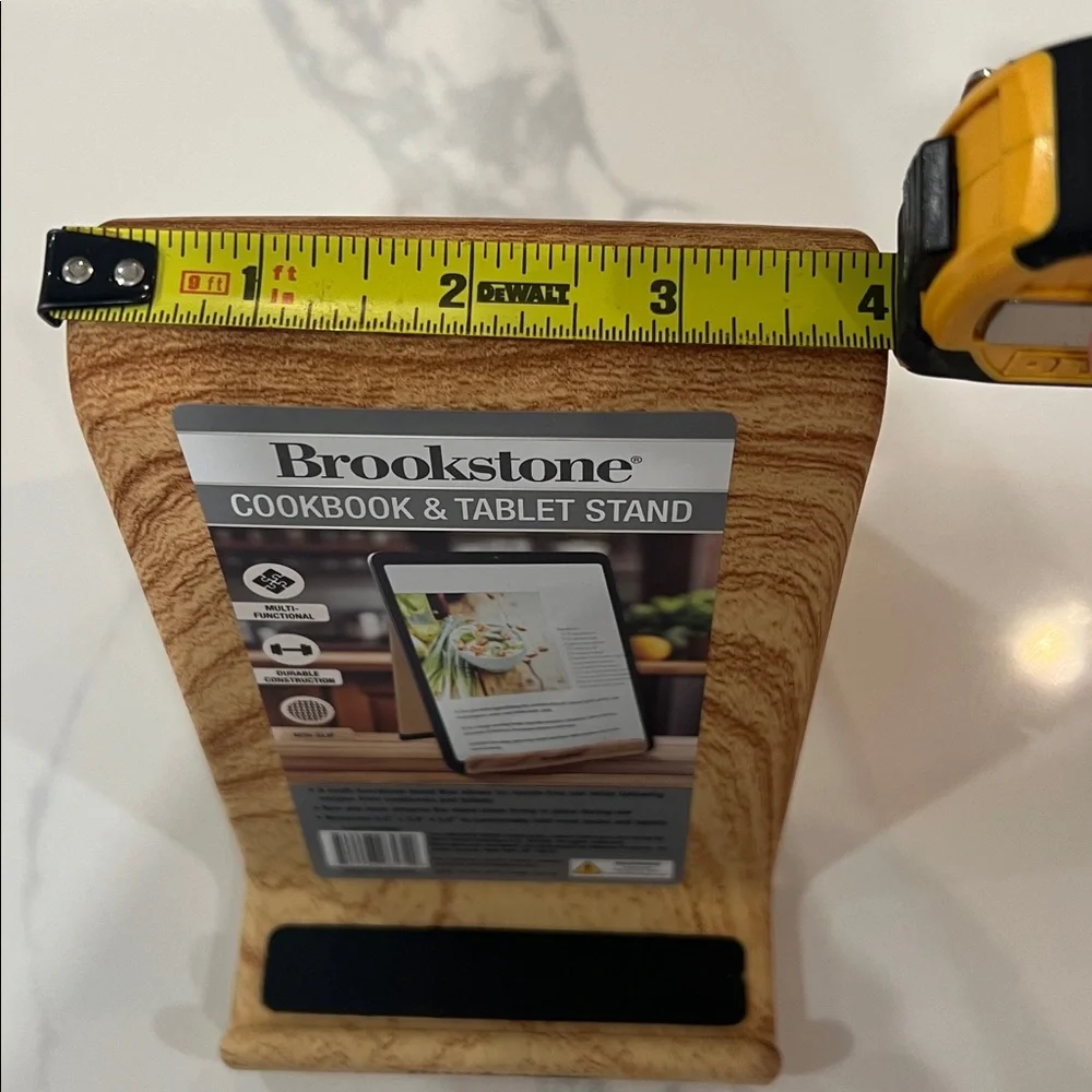 Brookstone COOKBOOK & TABLET PHONE STAND!!